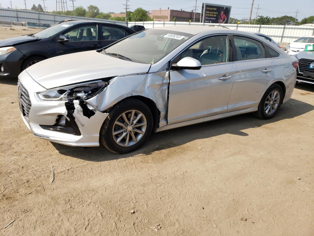 Image 1 of 2018 HYUNDAI SONATA SE 2018 with VIN 5NPE24AF5JH603864