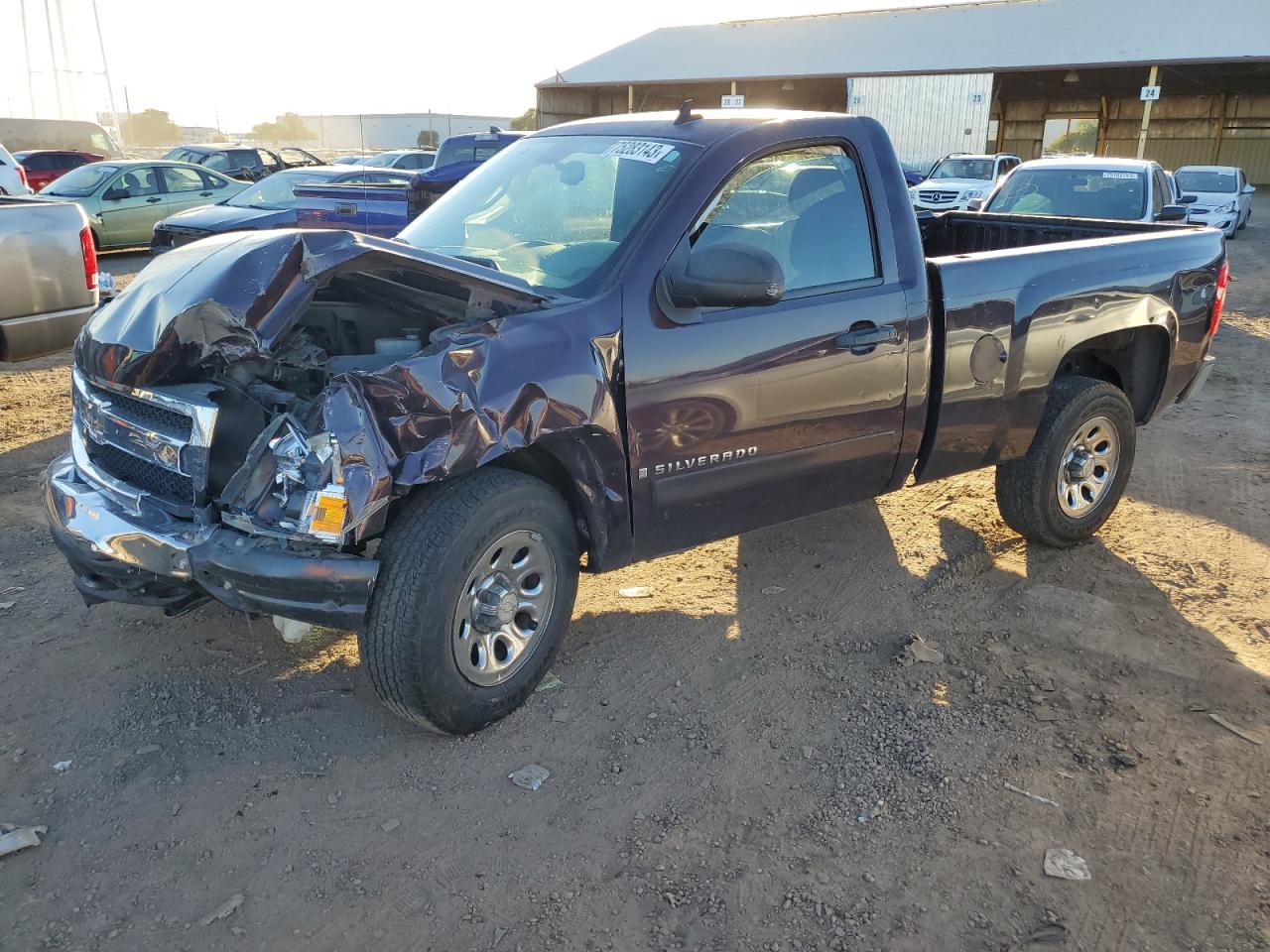 Изображение 1 2008 CHEVROLET SILVERADO C1500 2008 с VIN 1GCEC14C68Z218524