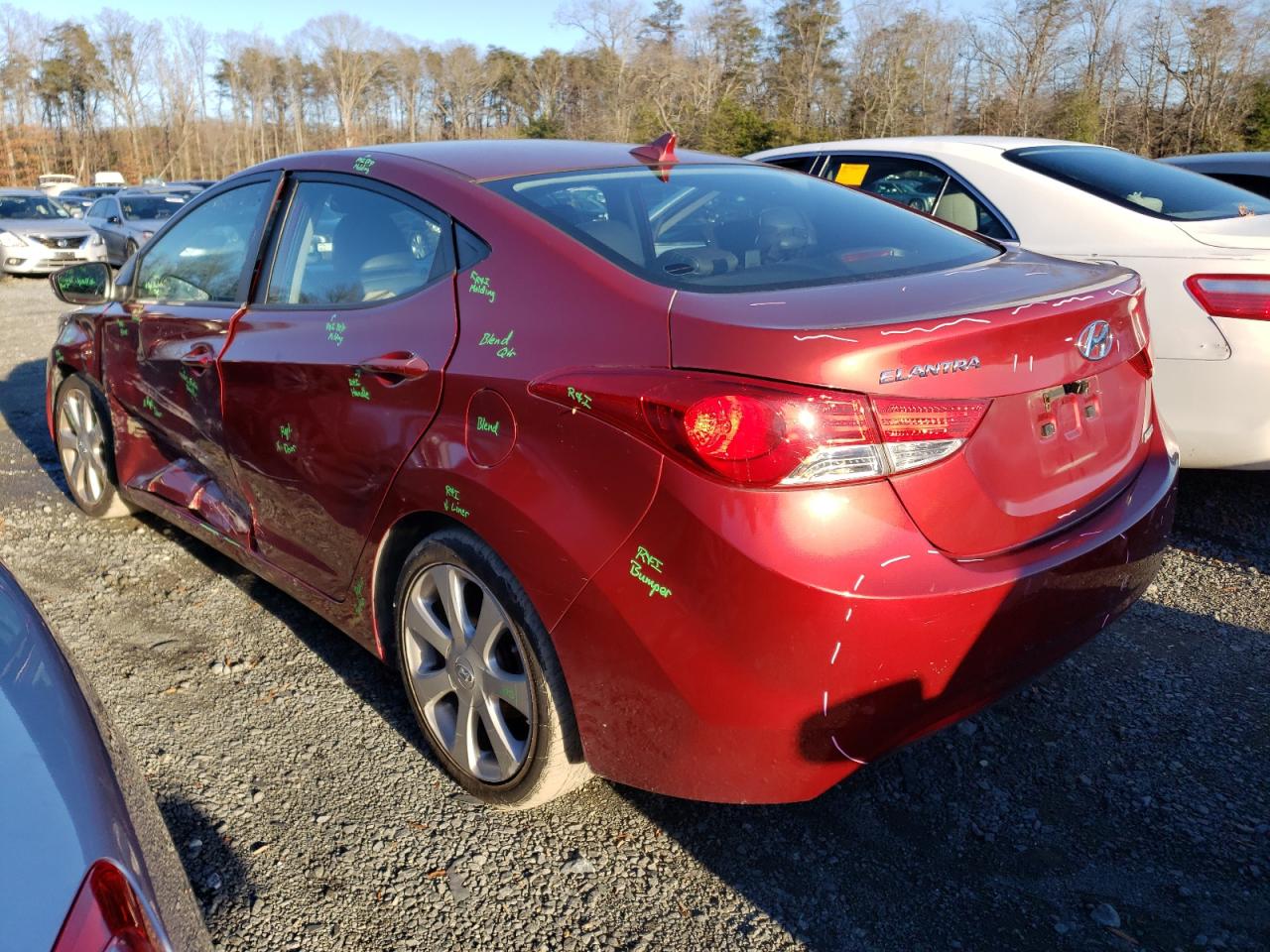 Изображение 2 2013 HYUNDAI ELANTRA GLS 2013 с VIN 5NPDH4AE2DH244396