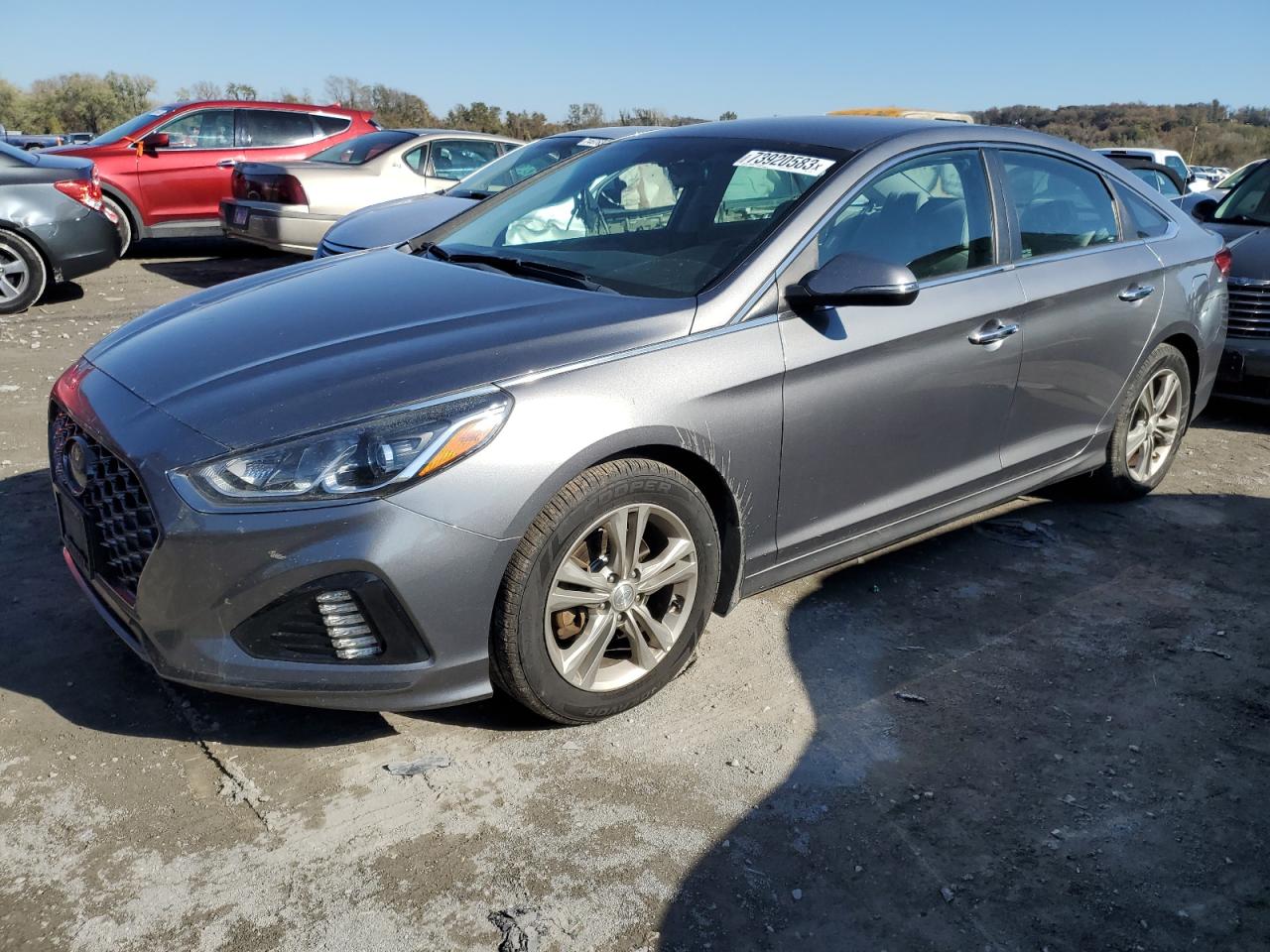 Image 1 of 2018 HYUNDAI SONATA SPORT 2018 with VIN 5NPE34AF5JH714718