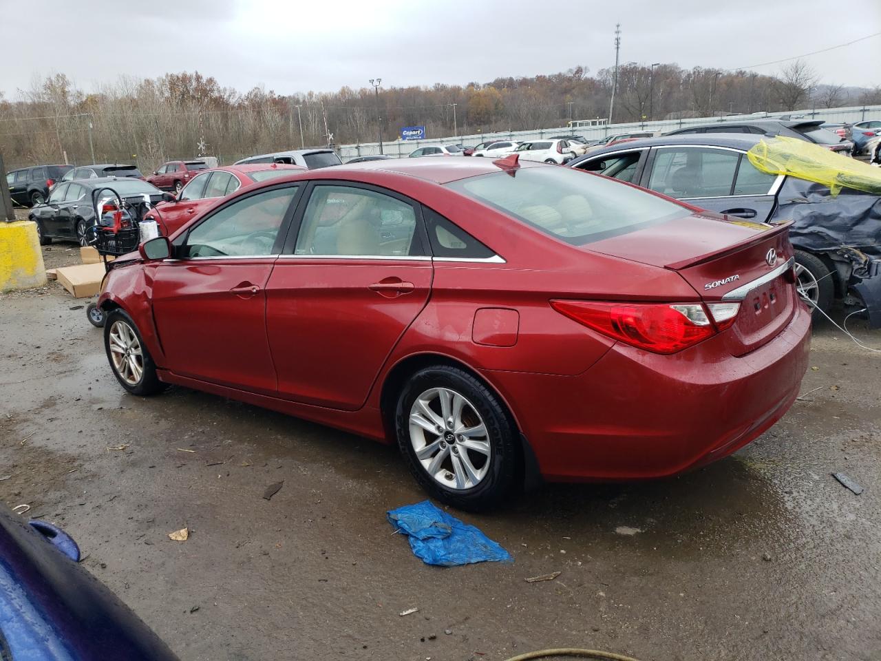 Image 2 of 2013 HYUNDAI SONATA GLS 2013 with VIN 5NPEB4AC9DH796496