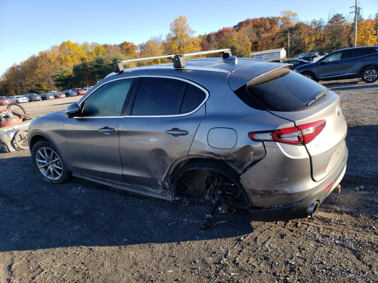 Image 2 of 2018 ALFA ROMEO STELVIO TI 2018 with VIN ZASFAKBN8J7B67296