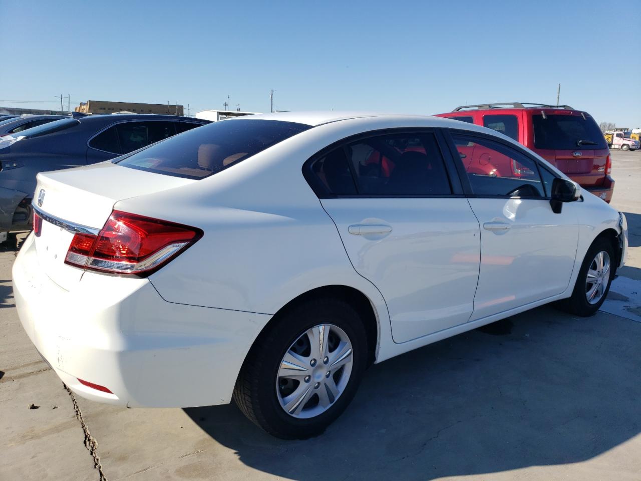 Image 3 of 2014 HONDA CIVIC LX 2014 with VIN 19XFB2F59EE040997