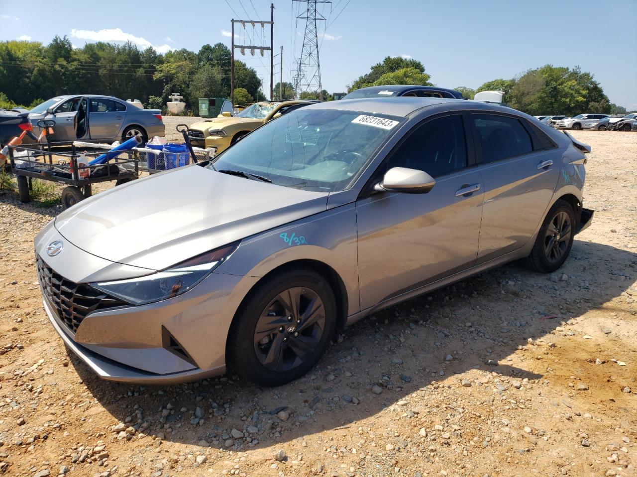 Изображение 1 2022 HYUNDAI ELANTRA SEL 2022 с VIN KMHLS4AG1NU214307