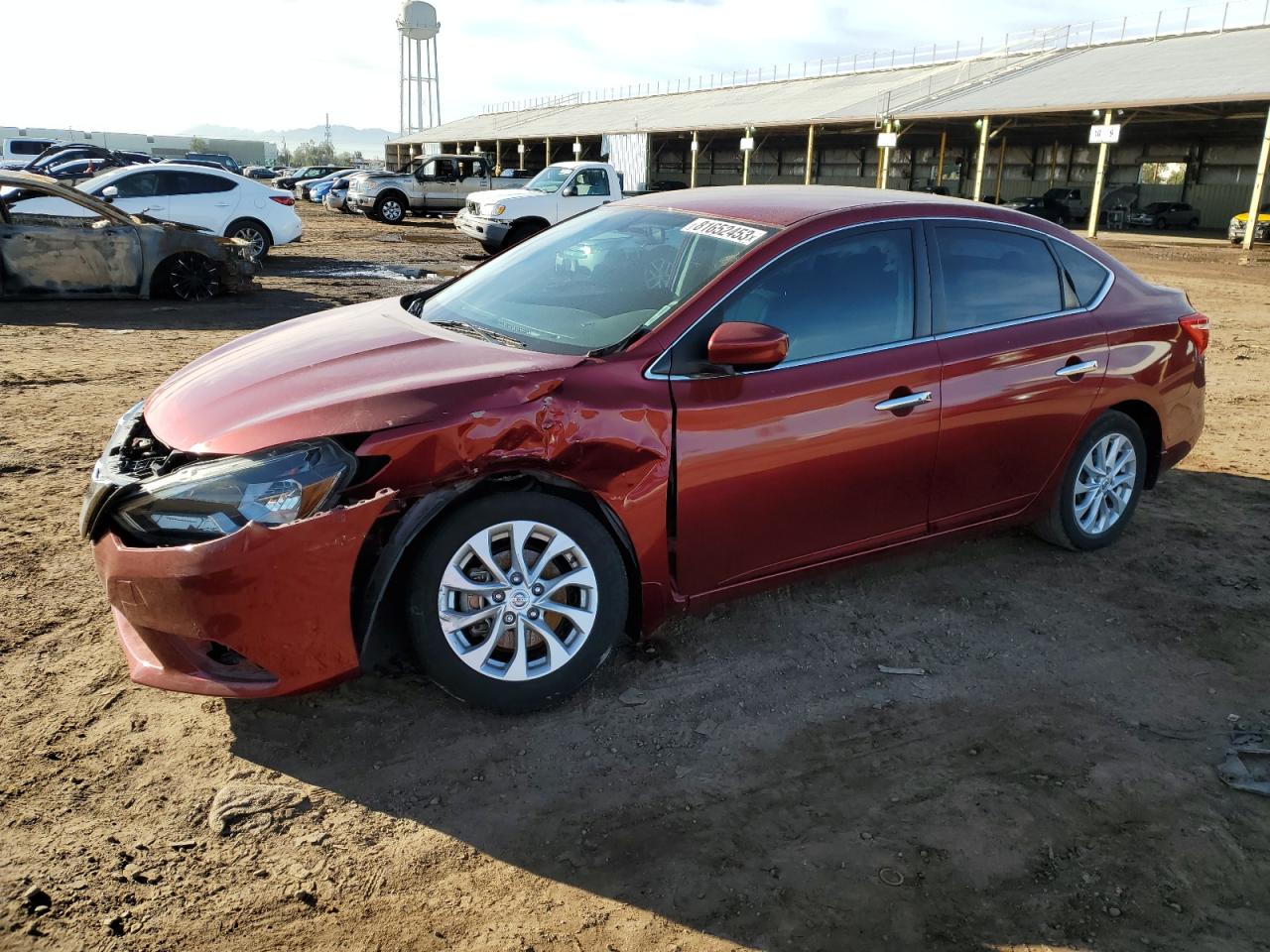 Image 1 of 2018 NISSAN SENTRA S 2018 with VIN 3N1AB7AP1JY250487