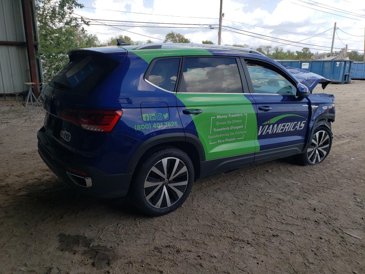 Image 3 of 2023 VOLKSWAGEN TAOS SE 2023 with VIN 3VVEX7B22PM307025
