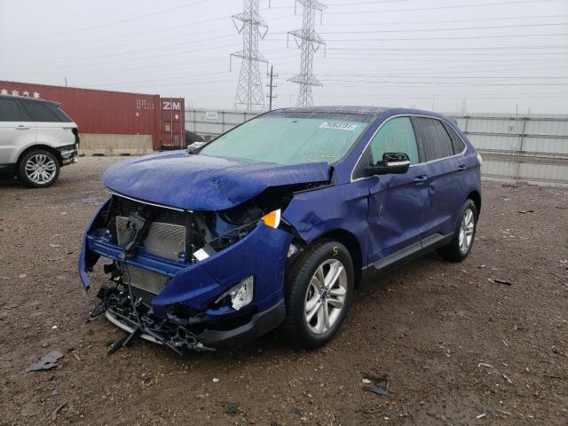 Image 2 of 2015 FORD EDGE SEL 2015 with VIN 2FMTK4J86FBB71339