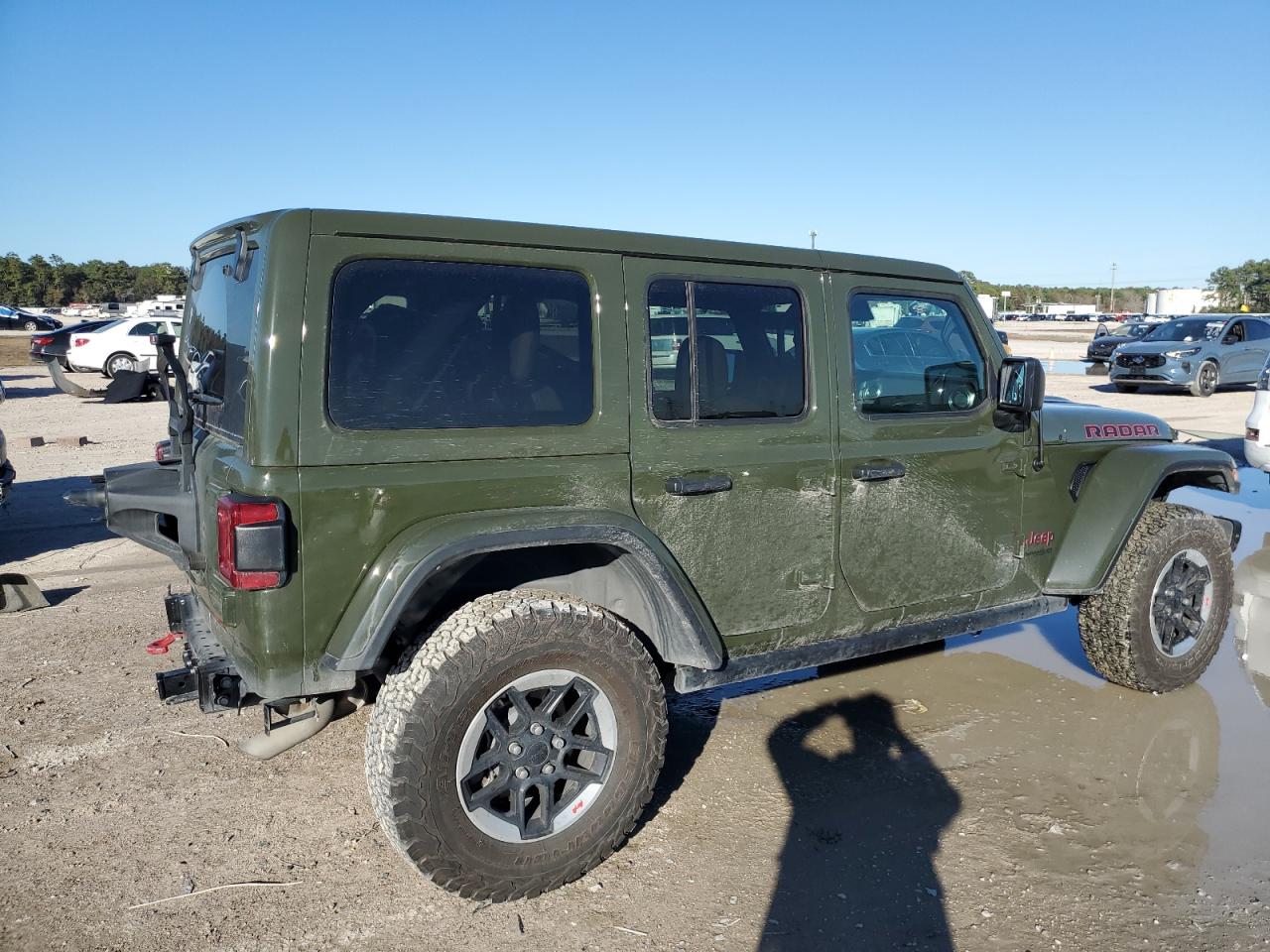 Image 3 of 2021 JEEP WRANGLER UNLIMITED RUBICON 2021 with VIN 1C4HJXFG4MW706355