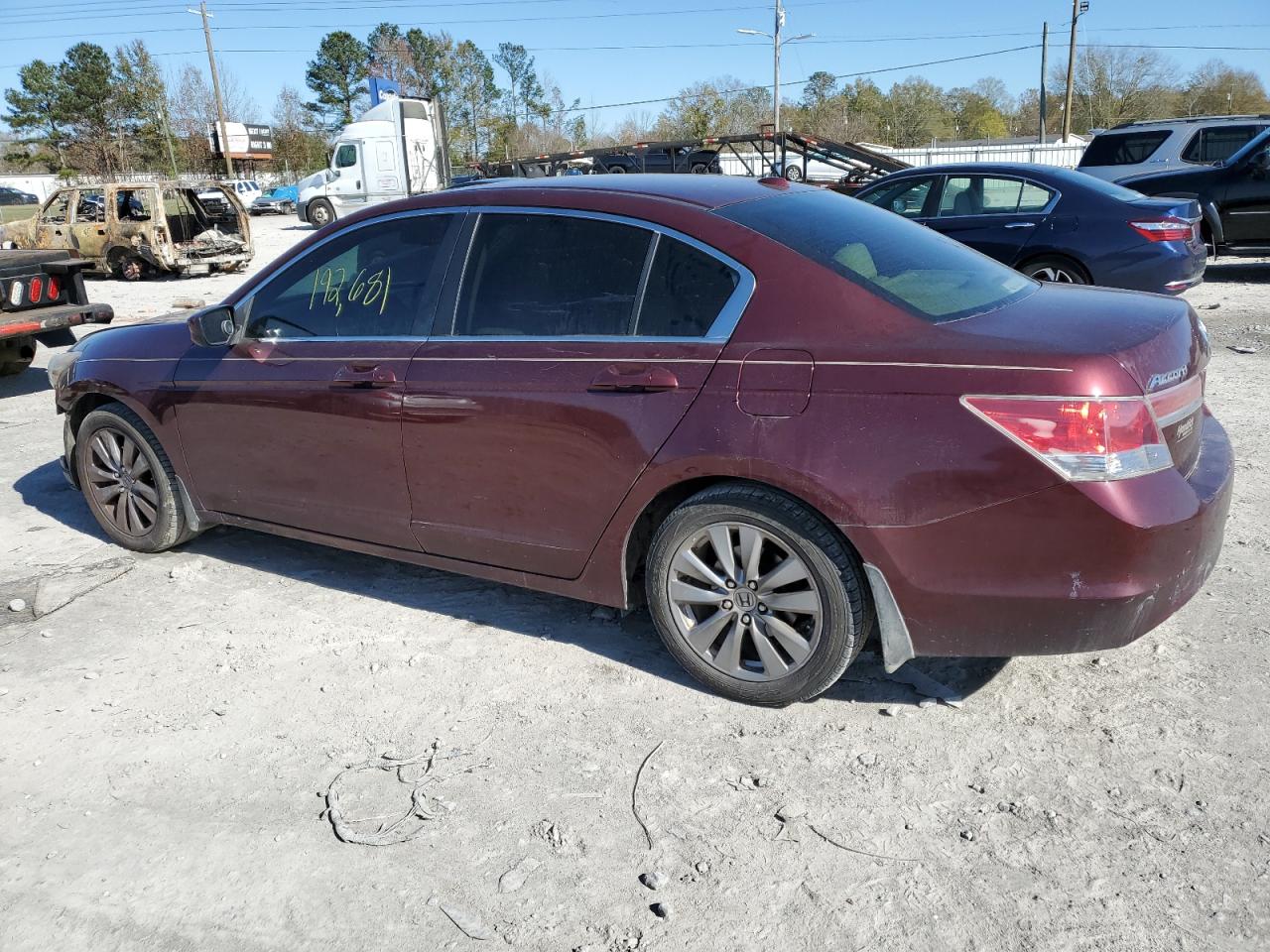 Изображение 2 2012 HONDA ACCORD EXL 2012 с VIN 1HGCP2F86CA107961