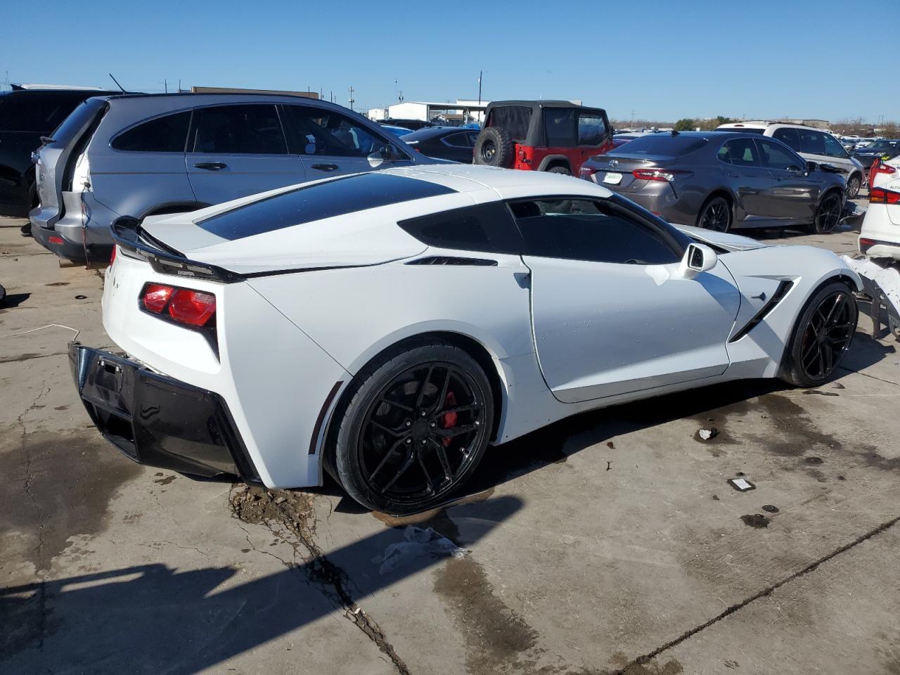 Image 3 of 2014 CHEVROLET CORVETTE STINGRAY Z51 2LT 2014 with VIN 1G1YJ2D79E5123916