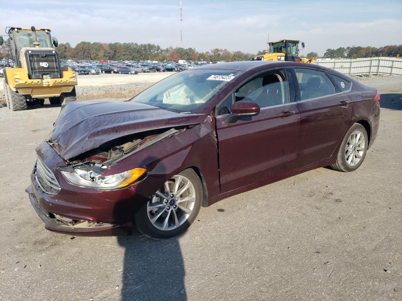 Obraz 1 z 2017 FORD FUSION SE 2017 z VIN 3FA6P0HD3HR371829