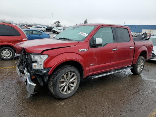 Image 1 of 2017 FORD F150 SUPERCREW 2017 with VIN 1FTEW1EG3HFC02114