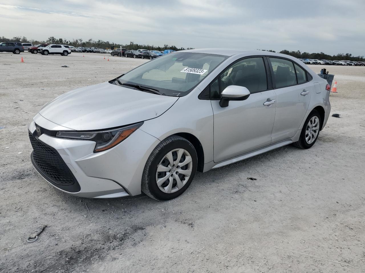 Image 1 of 2021 TOYOTA COROLLA LE 2021 with VIN JTDEPMAE5MJ138572