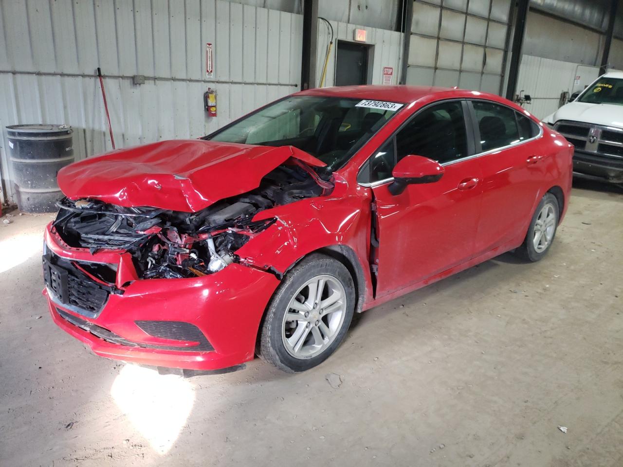 Изображение 1 2018 CHEVROLET CRUZE LT 2018 с VIN 1G1BE5SM7J7148882