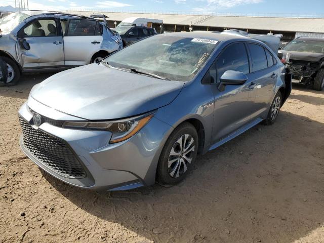 Image 1 of 2021 TOYOTA COROLLA LE 2021 with VIN JTDEAMDE9MJ014754
