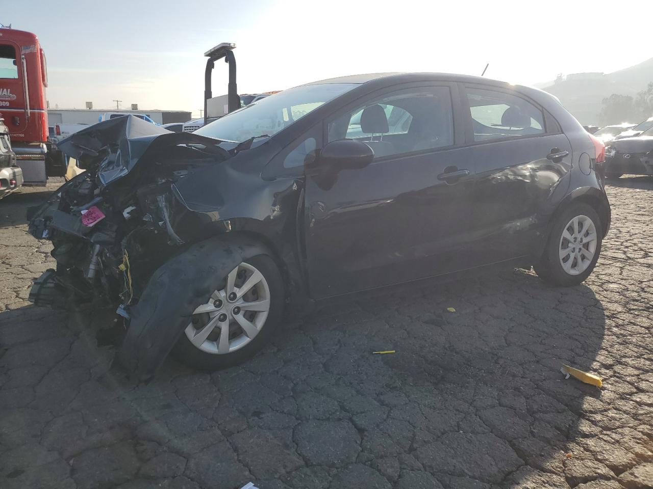 Image 1 of 2013 KIA RIO LX 2013 with VIN KNADM5A33D6299818