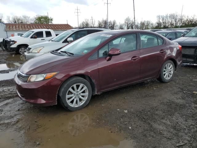 Image 1 of 2012 HONDA CIVIC EX 2012 with VIN 19XFB2F80CE340502