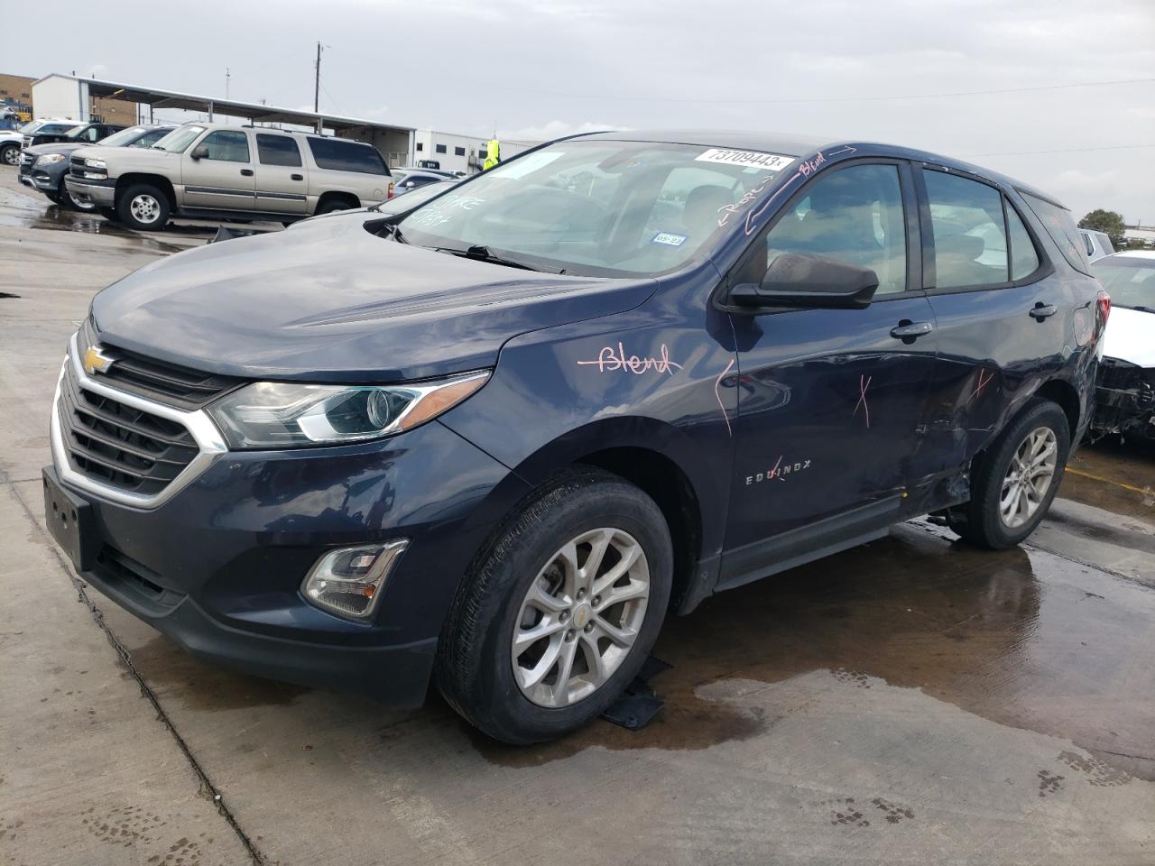 Image 3 of 2019 CHEVROLET EQUINOX LS 2019 with VIN 3GNAXHEV4KL207376