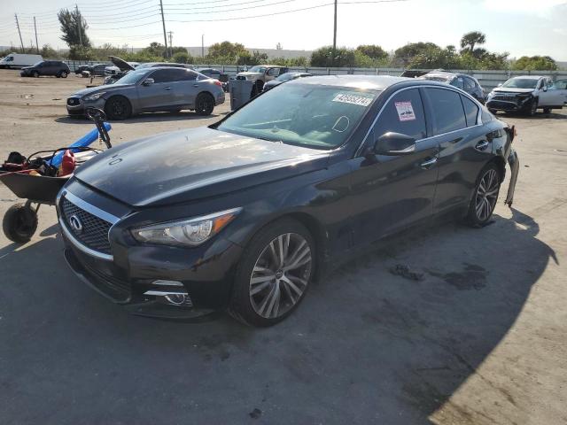 Image 1 of 2015 INFINITI Q50 BASE 2015 with VIN JN1BV7AR9FM404418