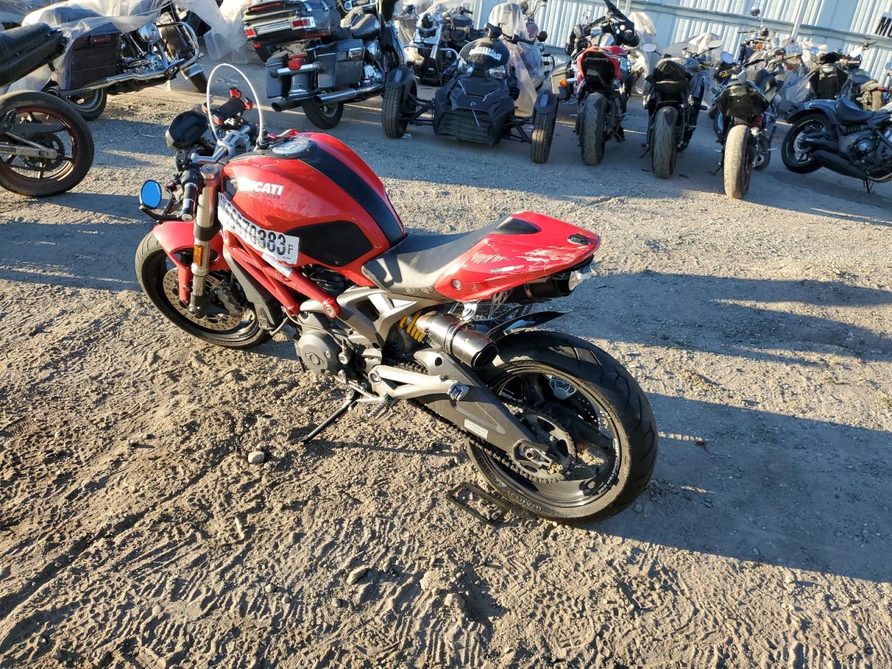 Image 3 of Ducati Monster 696 2010 with VIN ZDM1RADN1AB030768