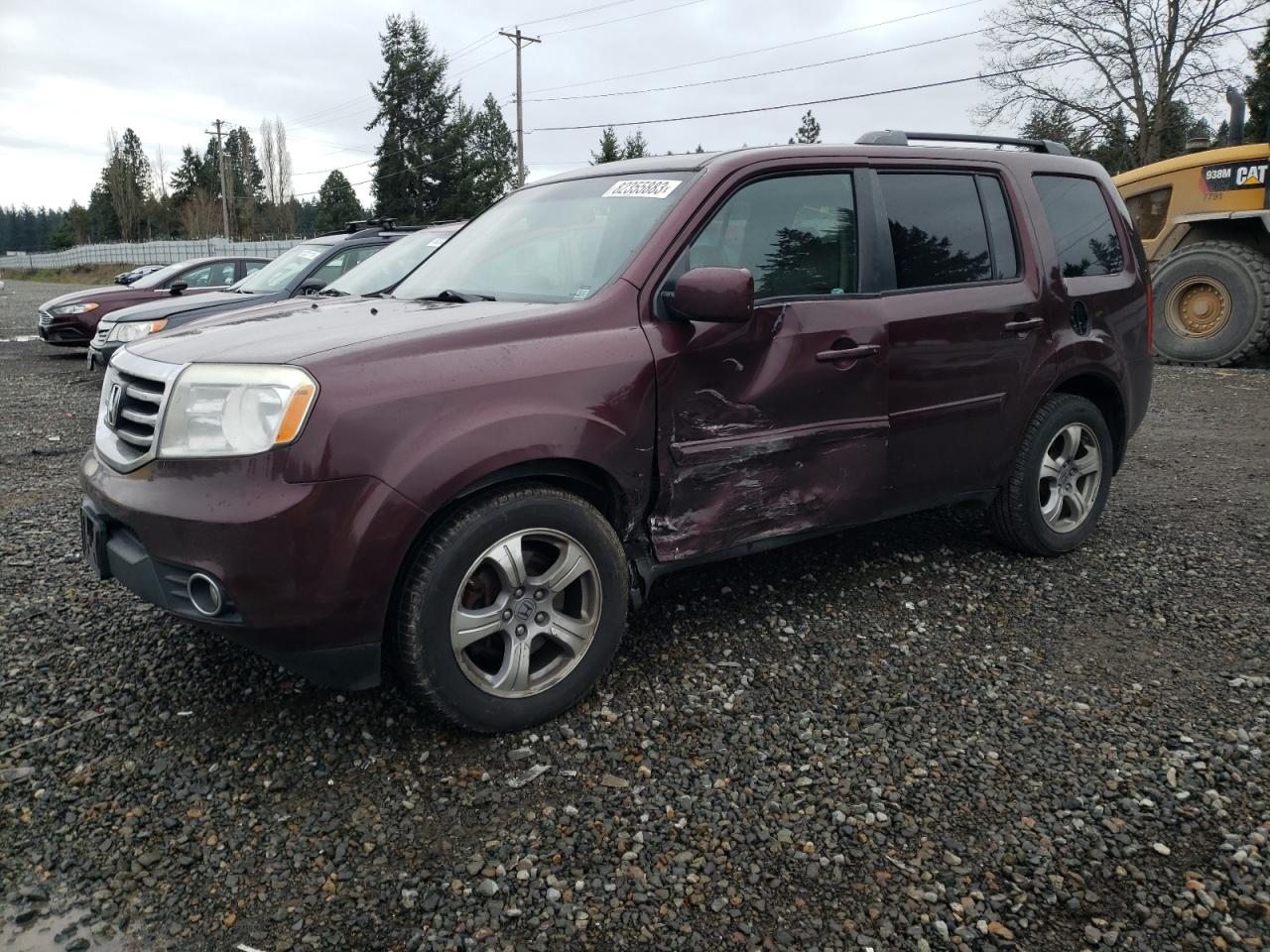 Obraz 1 z 2012 HONDA PILOT EXL 2012 z VIN 5FNYF4H52CB018319