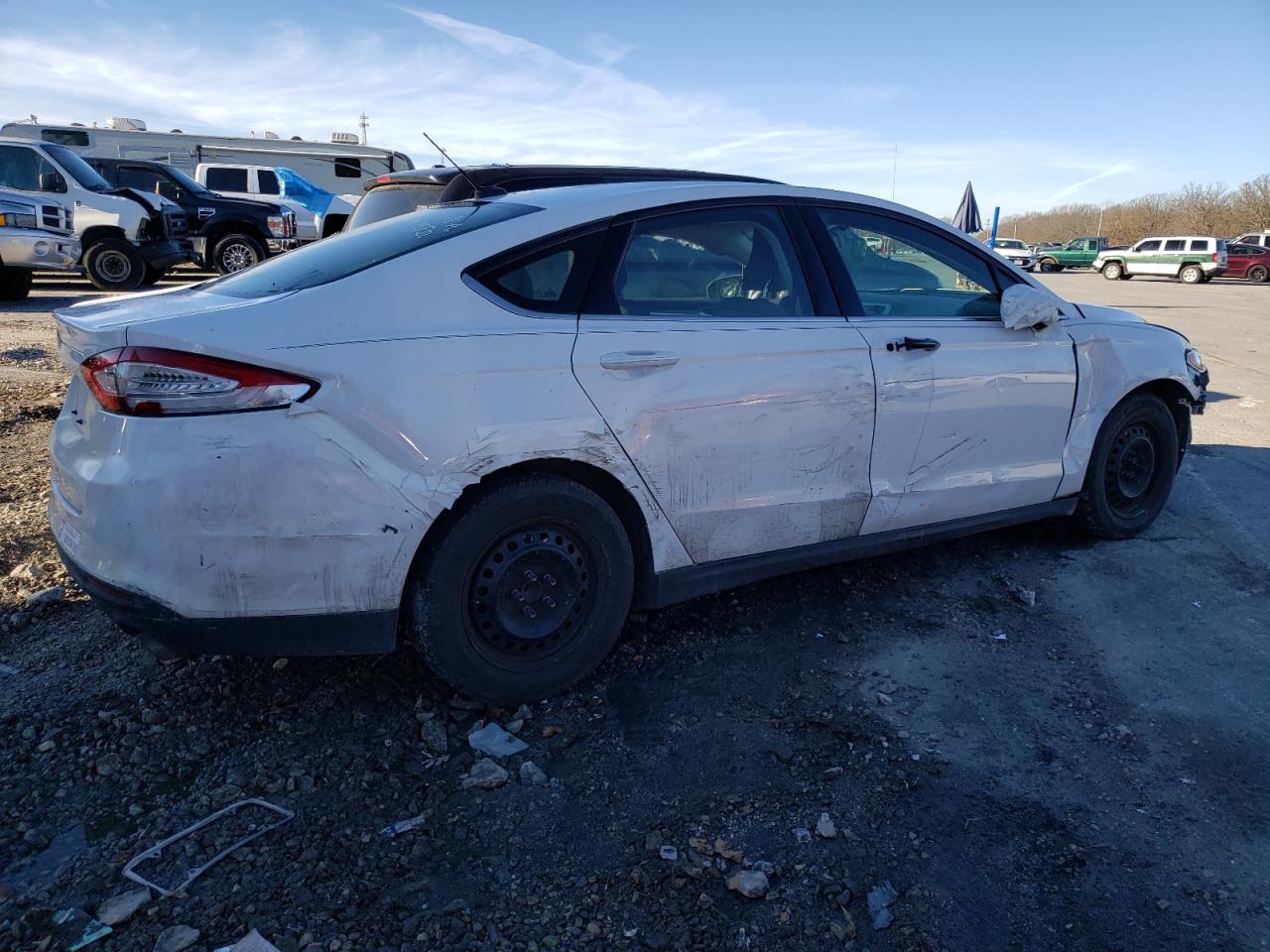 Obraz 3 z 2014 FORD FUSION S 2014 z VIN 3FA6P0G79ER338907