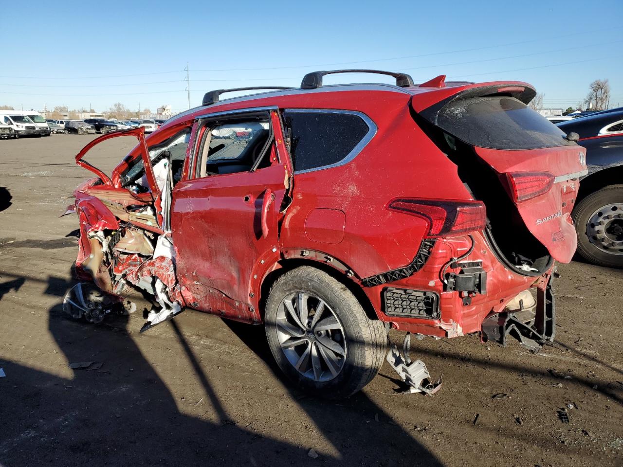 Image 2 of 2020 HYUNDAI SANTA FE SEL 2020 with VIN 5NMS3CAD1LH250130