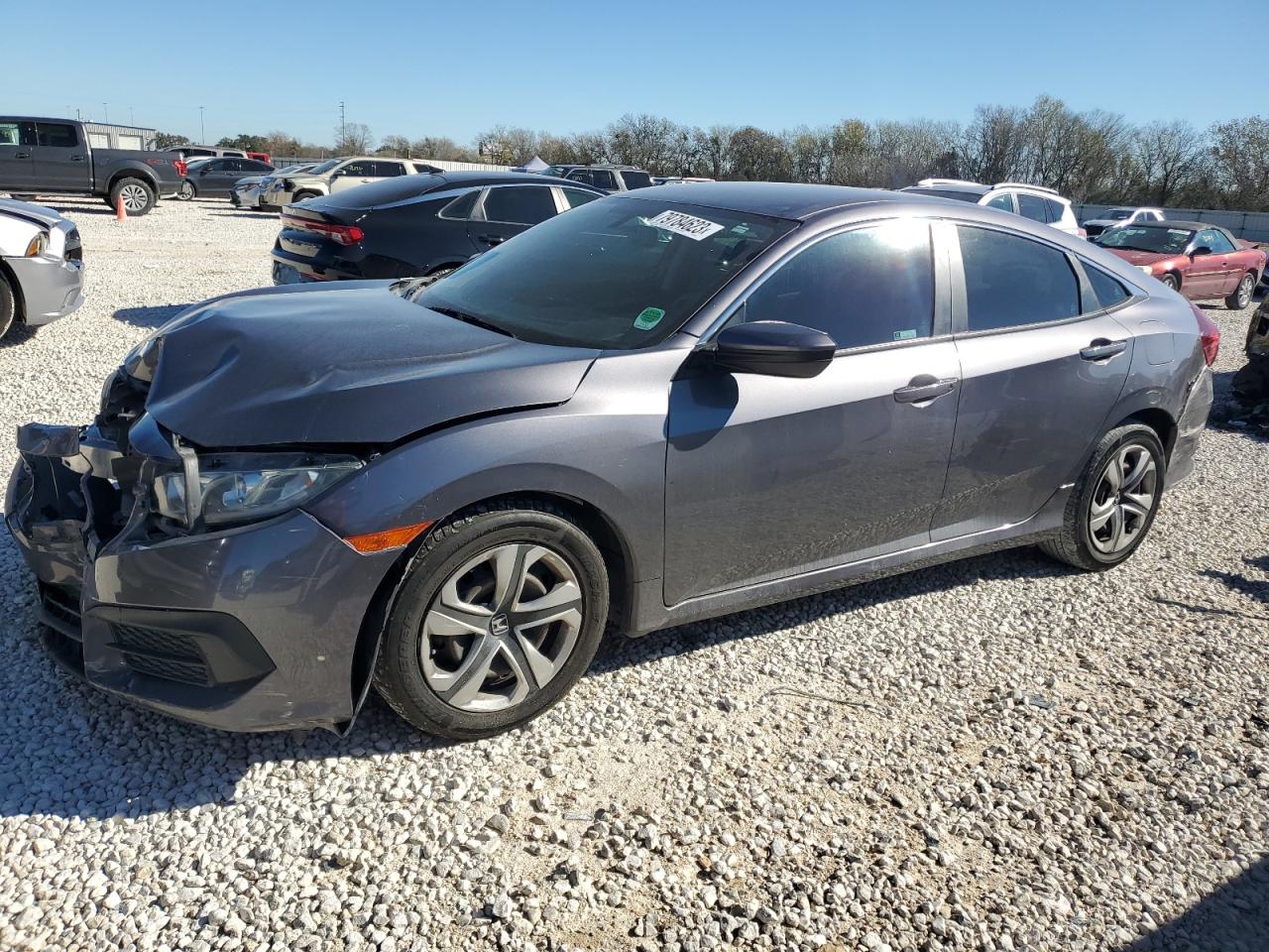 Image 1 of 2018 HONDA CIVIC LX 2018 with VIN 2HGFC2F5XJH602273