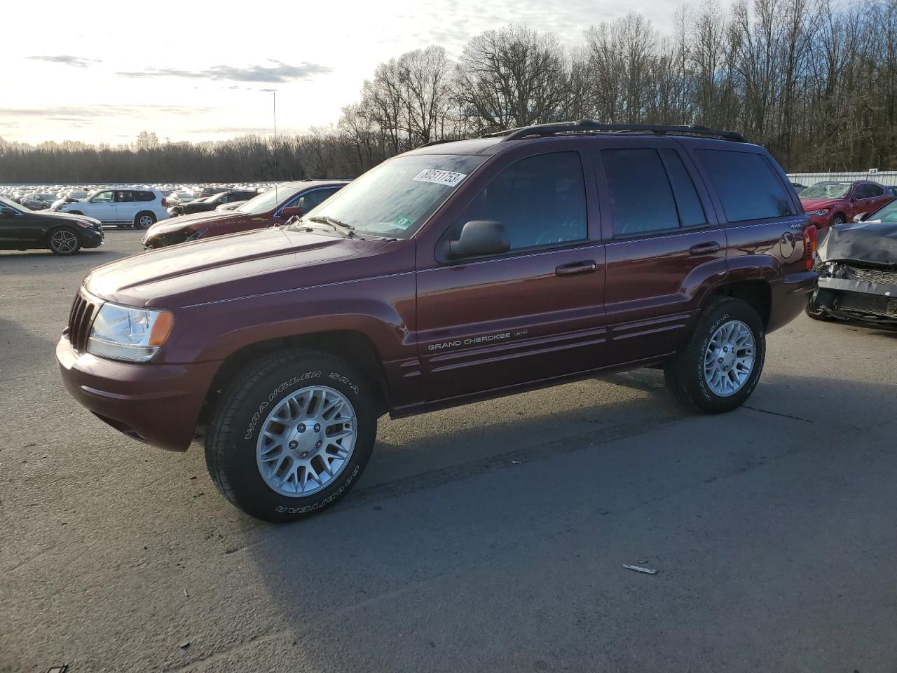 Image 1 of 2000 JEEP GRAND CHEROKEE LIMITED 2000 with VIN 1J4GW58N0YC150804