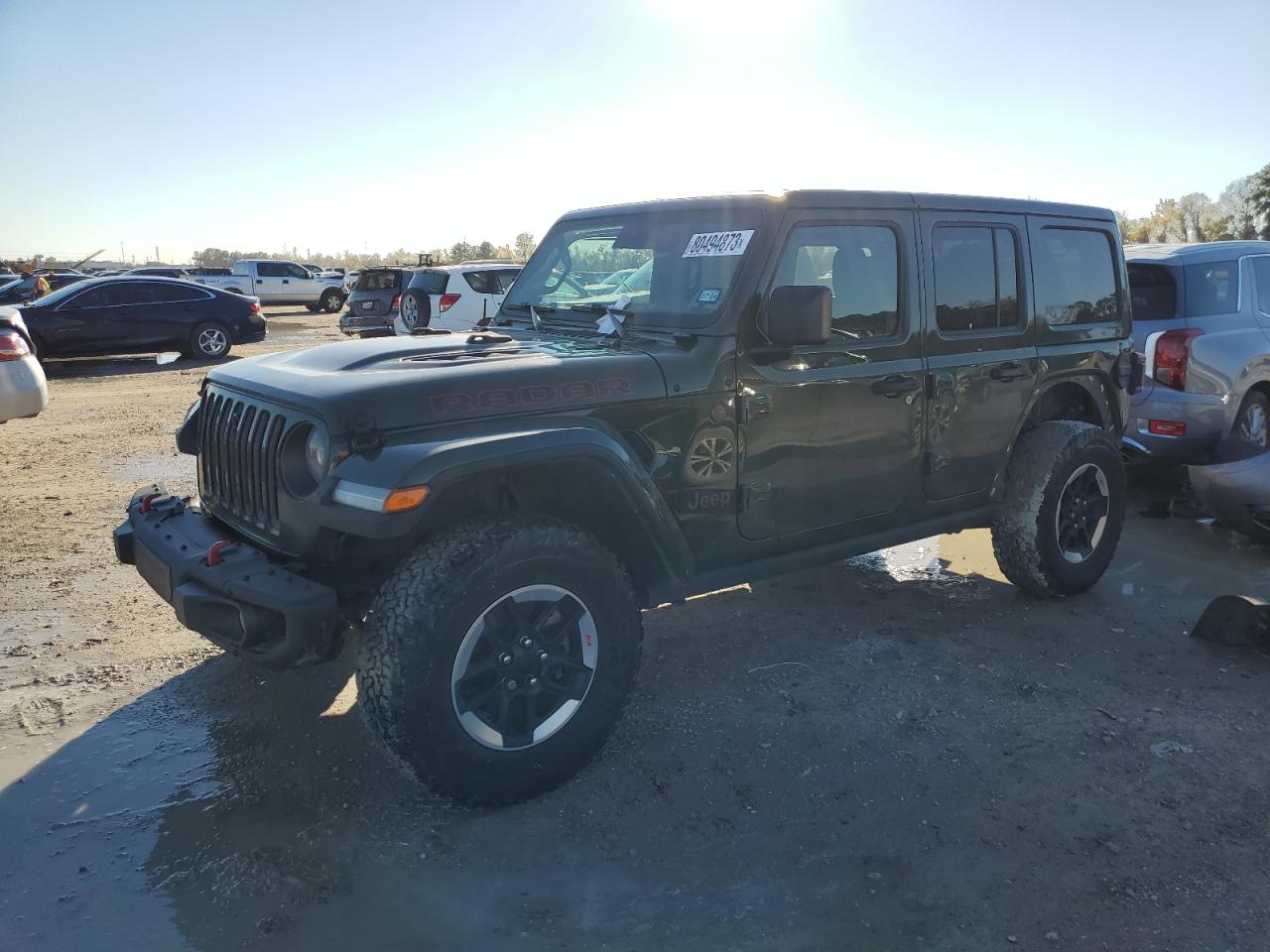 Image 1 of 2021 JEEP WRANGLER UNLIMITED RUBICON 2021 with VIN 1C4HJXFG4MW706355
