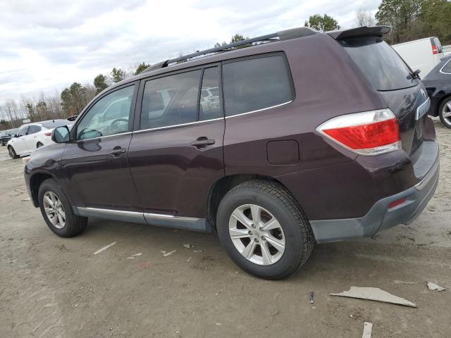 Image 2 of 2012 TOYOTA HIGHLANDER BASE 2012 with VIN 5TDBK3EH7CS111908