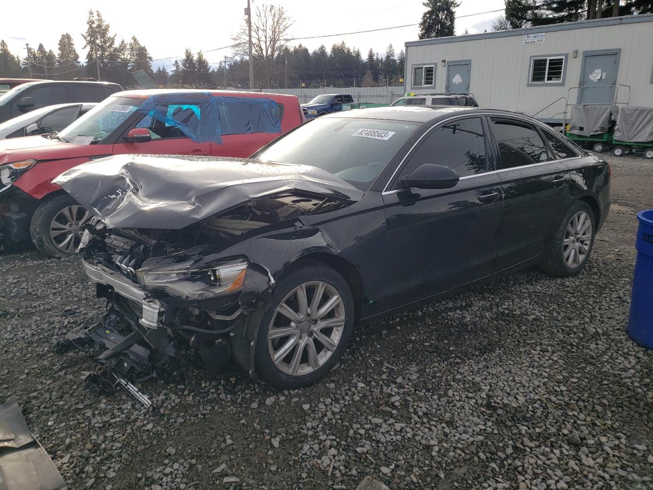 Image 1 of 2014 AUDI A6 PREMIUM PLUS 2014 with VIN WAUGFAFC5EN113048