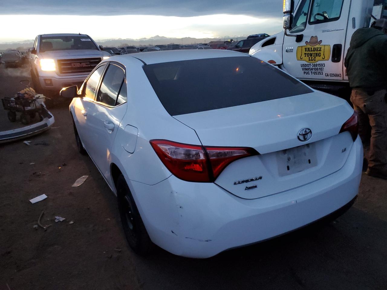 Image 2 of 2017 TOYOTA COROLLA L 2017 with VIN 2T1BURHE9HC815722