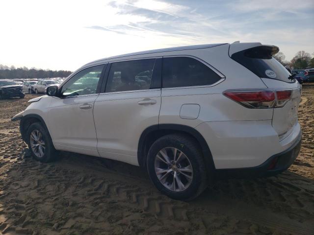 Image 2 of 2014 TOYOTA HIGHLANDER XLE 2014 with VIN 5TDJKRFH7ES054013