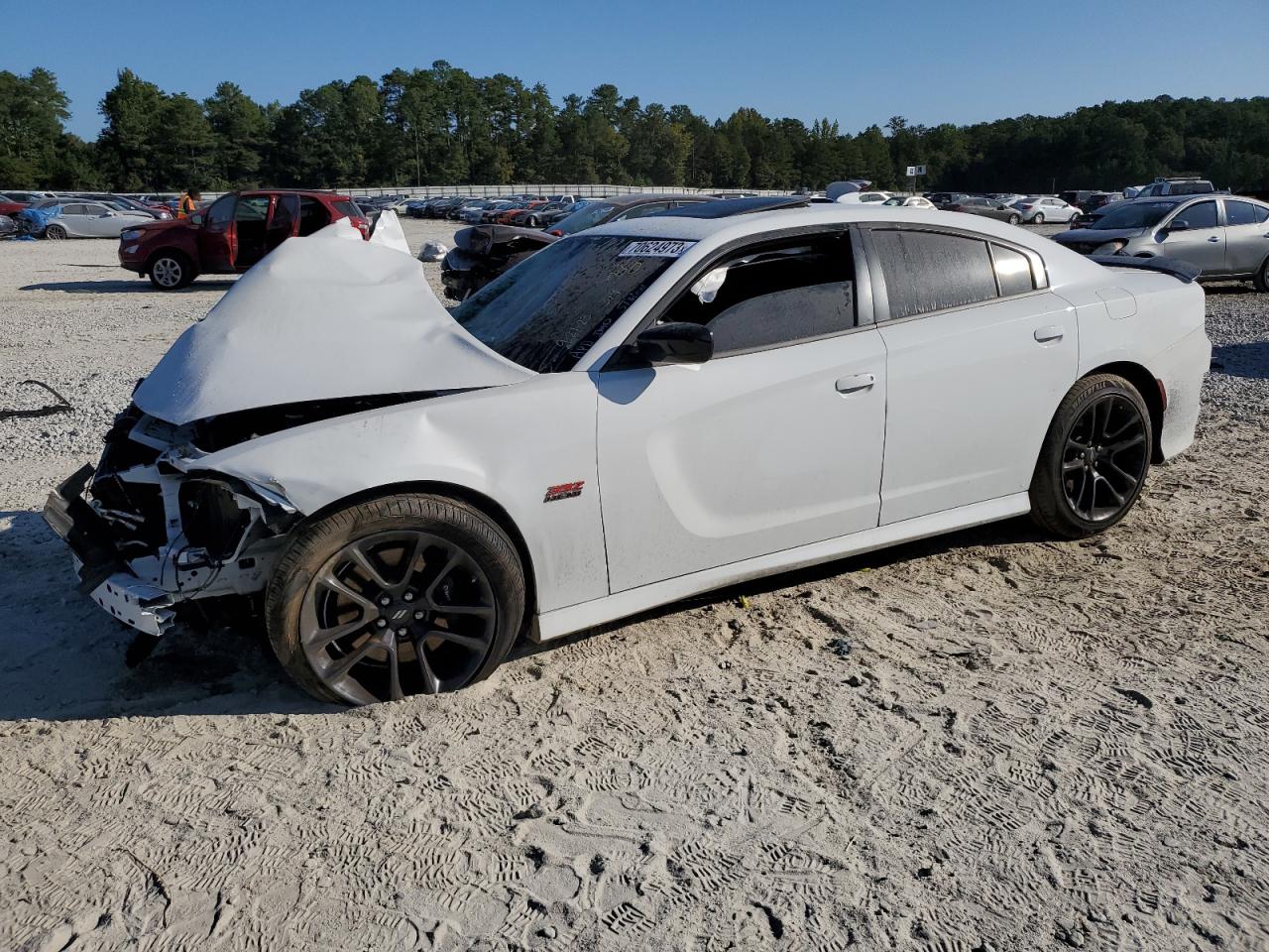 Image 1 of 2023 DODGE CHARGER SCAT PACK 2023 with VIN 2C3CDXGJ2PH592651