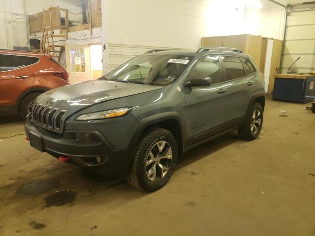 Image 1 of 2015 JEEP CHEROKEE TRAILHAWK 2015 with VIN 1C4PJMBS7FW580905