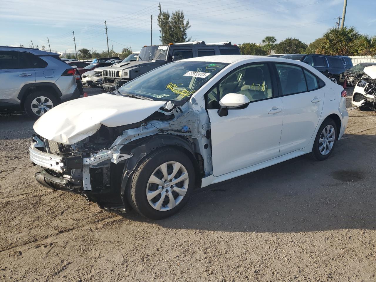 Image 1 of 2023 TOYOTA COROLLA LE 2023 with VIN JTDB4MEE5PJ004137