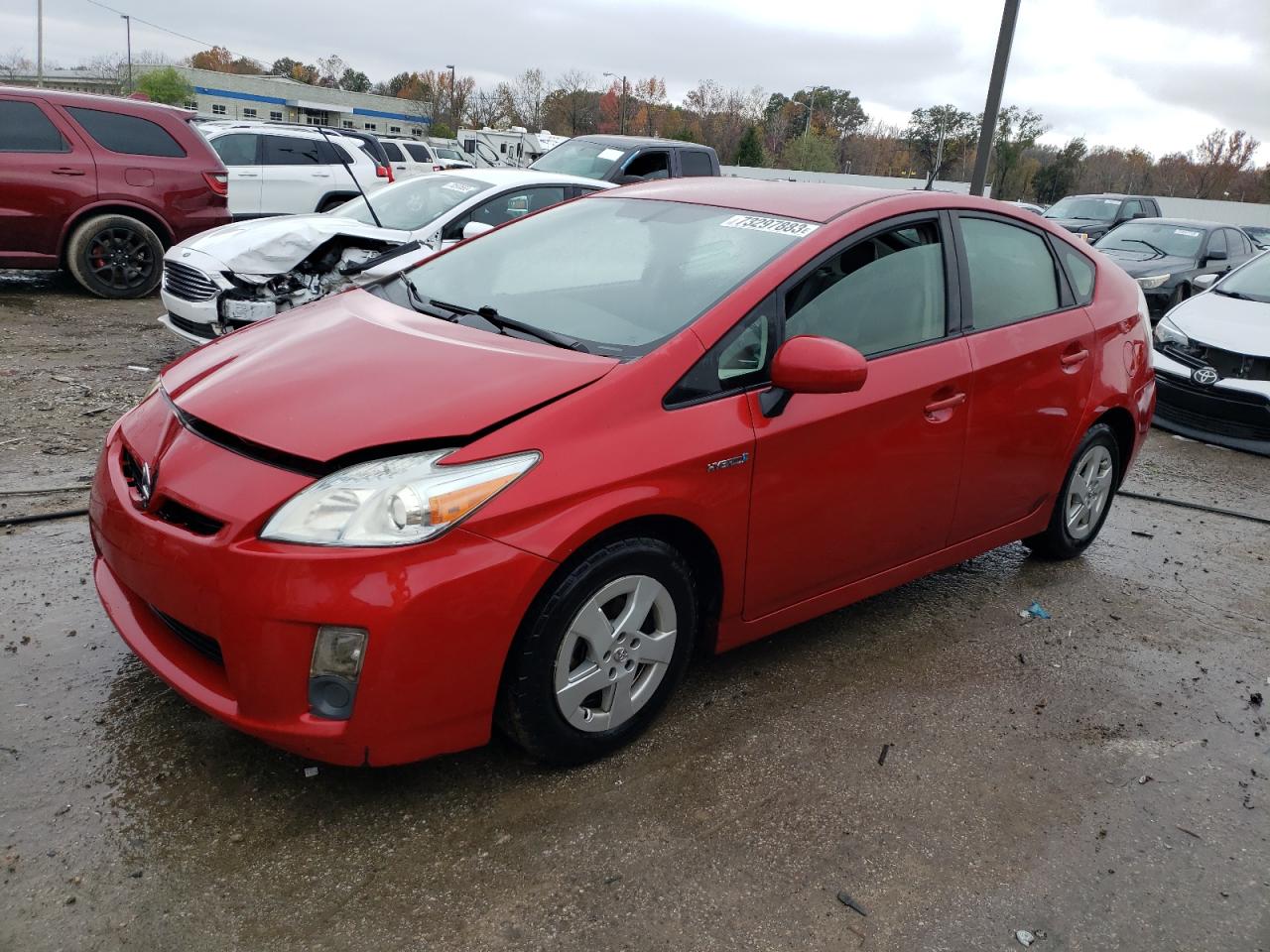 Image 1 of 2010 TOYOTA PRIUS  2010 with VIN JTDKN3DU6A0124834