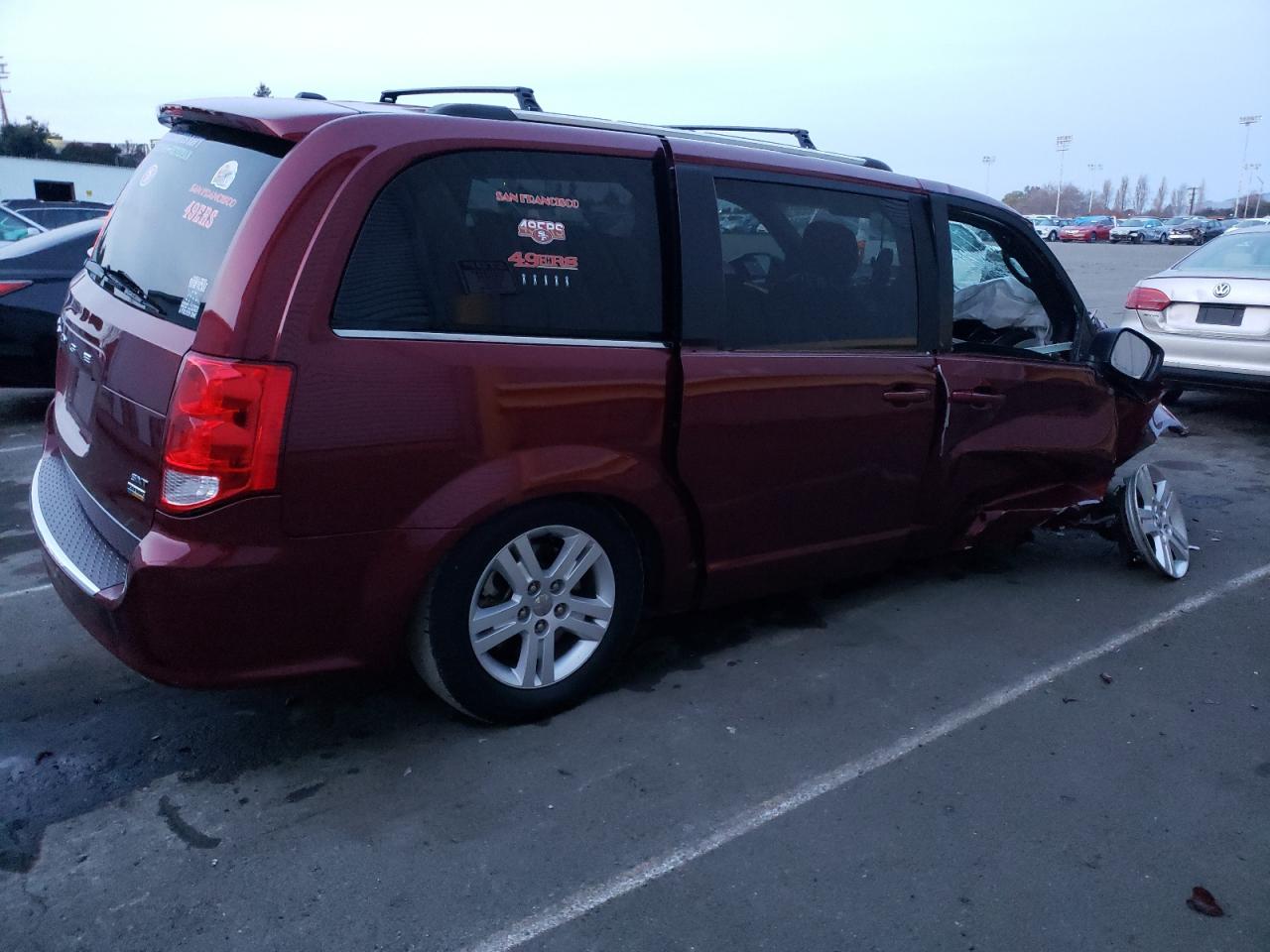 Image 3 of 2018 DODGE GRAND CARAVAN SXT 2018 with VIN 2C4RDGCG7JR253403