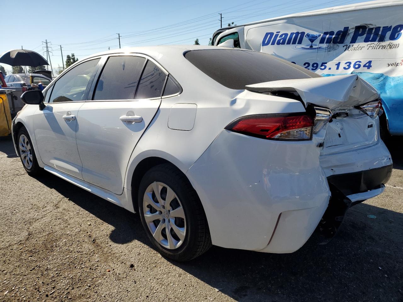 Изображение 2 2022 TOYOTA COROLLA LE 2022 с VIN JTDEPMAE3N3029565