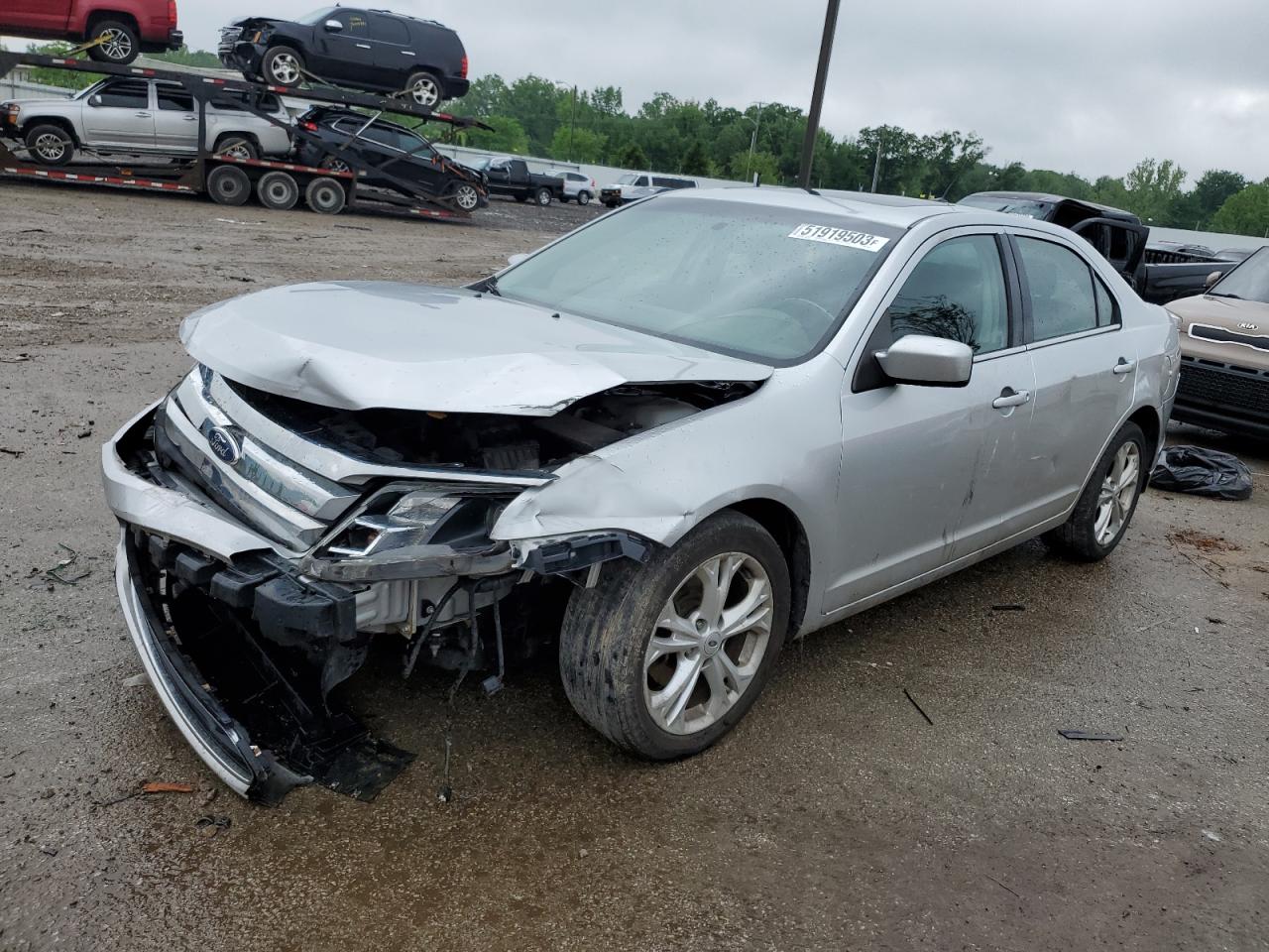 Image 1 of 2012 FORD FUSION SE 2012 with VIN 3FAHP0HA5CR228792