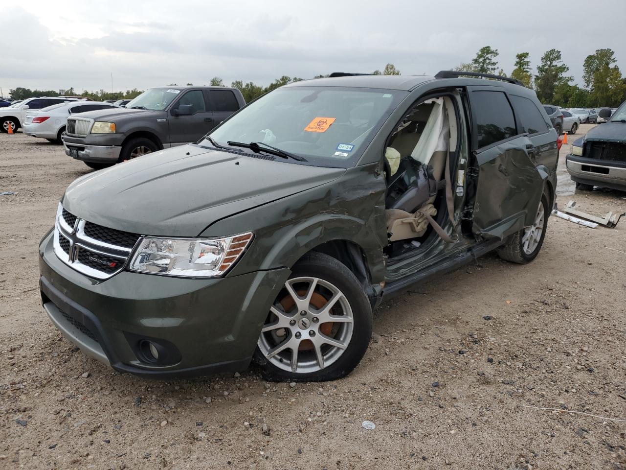 Image 1 of 2018 DODGE JOURNEY SXT 2018 with VIN 3C4PDCBB7JT219058