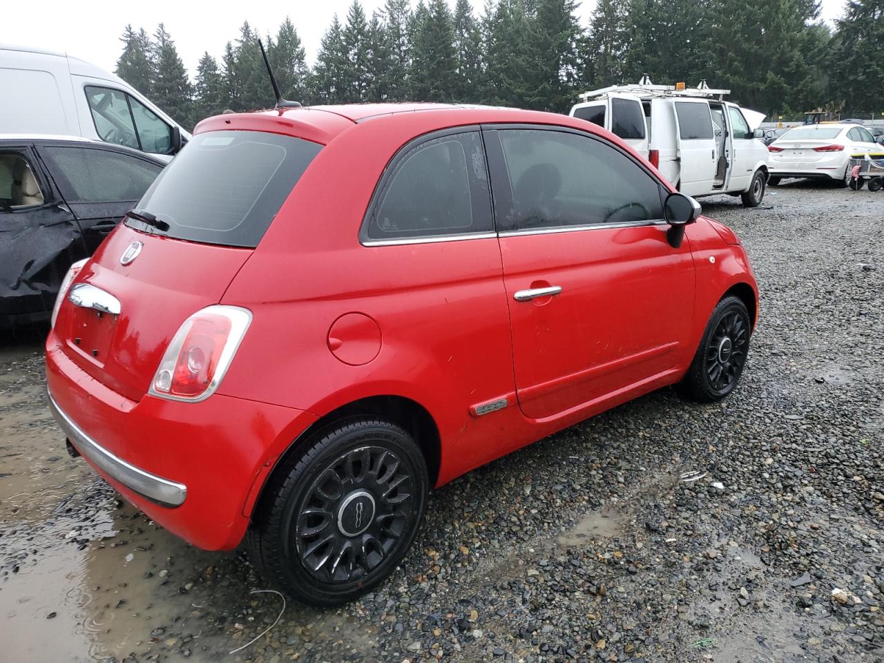 Image 3 of 2012 FIAT 500 LOUNGE 2012 with VIN 3C3CFFCR3CT365891