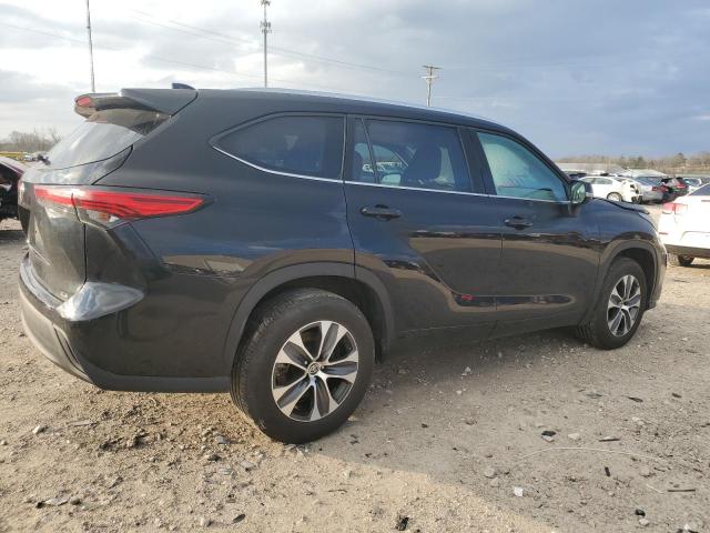 Image 3 of 2021 TOYOTA HIGHLANDER XLE 2021 with VIN 5TDGZRAH6MS047405