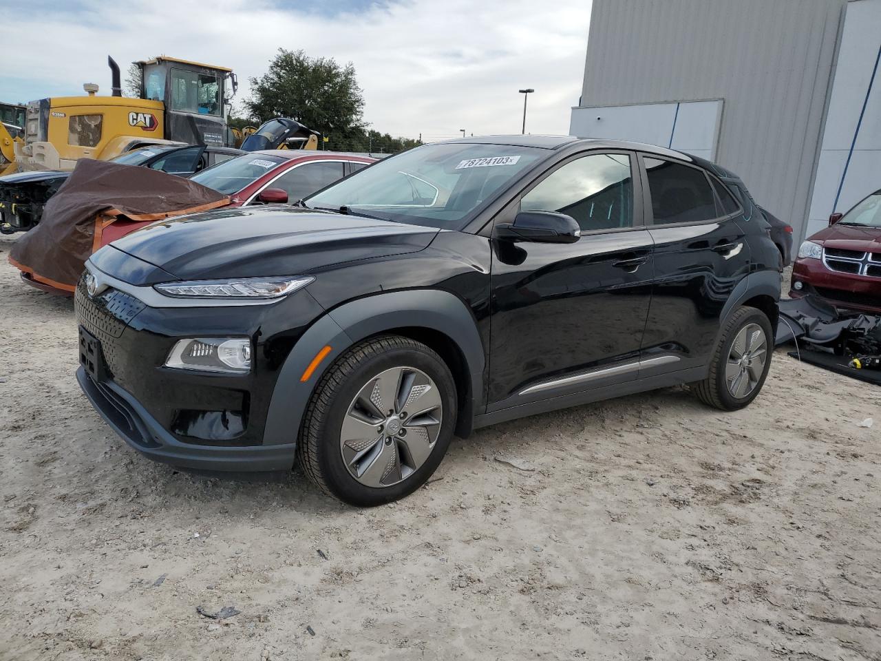 Image 1 of 2021 HYUNDAI KONA LIMITED 2021 with VIN KM8K33AG7MU135113