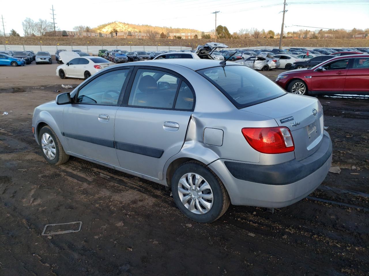 Image 2 of 2007 KIA RIO BASE 2007 with VIN KNADE123376276029