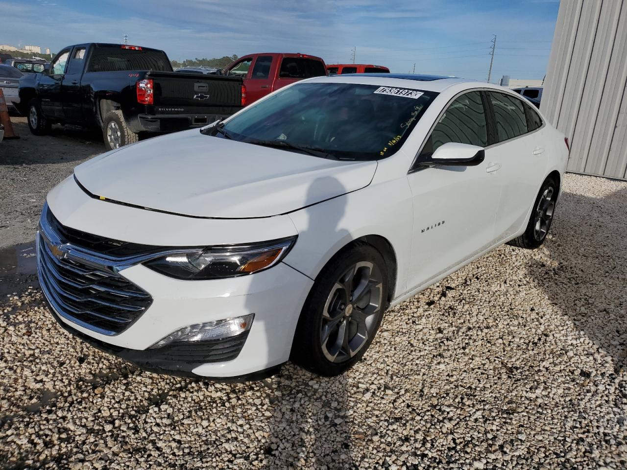 Image 1 of 2021 CHEVROLET MALIBU LT 2021 with VIN 1G1ZD5ST3MF072130