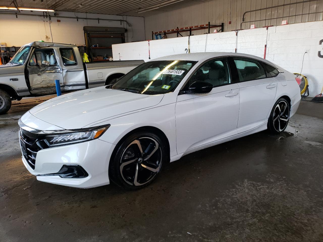 Изображение 1 2022 HONDA ACCORD SPORT 2022 с VIN 1HGCV1F34NA091492