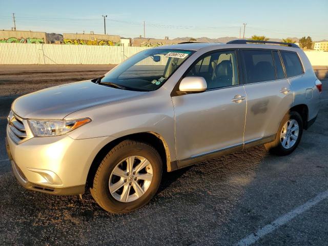Image 1 of 2013 TOYOTA HIGHLANDER BASE 2013 with VIN 5TDZK3EH5DS099659