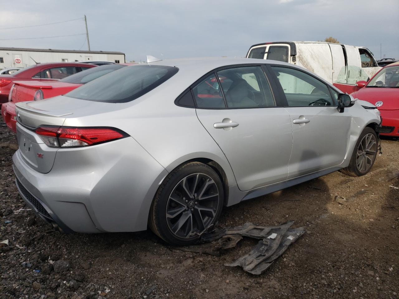 Image 3 of 2020 TOYOTA COROLLA SE 2020 with VIN 5YFS4RCE0LP046270